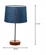 Abajur Licht azul