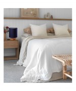 Abajur Miin linho azul