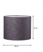 Cúpula Cilíndrica 28x22 cinza