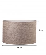 Cúpula Cilíndrica 45x30 linho