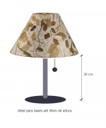 Cúpula Cônica P folhas secas