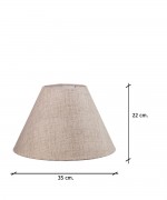 Cúpula Cônica M Estampa Linho