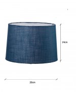 Cúpula Trapézio P azul