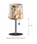 Cúpula Cônica 17x19 Folhas secas