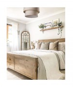 Luminária de Teto dupla linho sala mesa